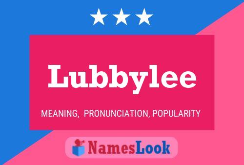 Lubbylee 名字海报