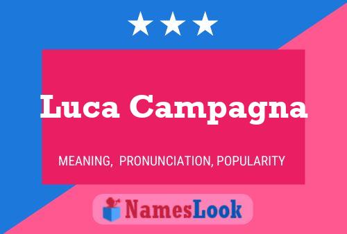 Luca Campagna 名字海报