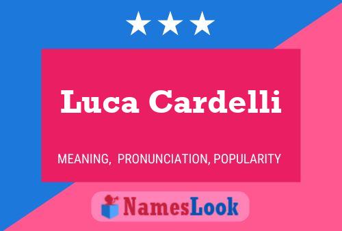 Luca Cardelli 名字海报