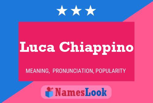 Luca Chiappino 名字海报