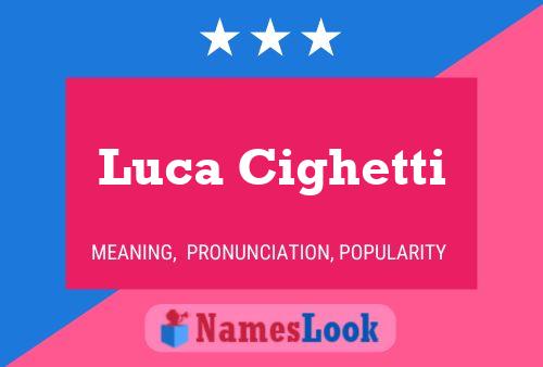 Luca Cighetti 名字海报