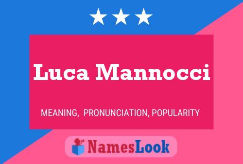 Luca Mannocci 名字海报