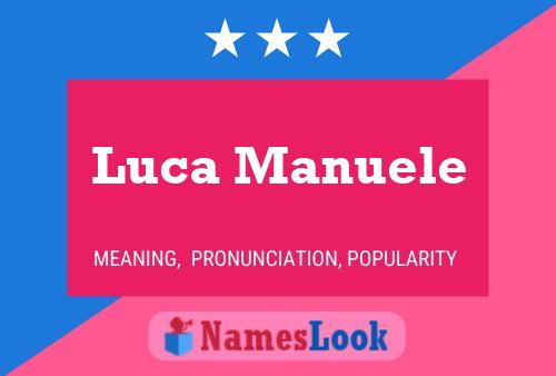 Luca Manuele 名字海报