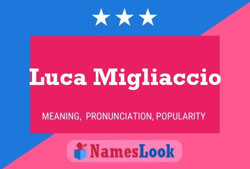 Luca Migliaccio 名字海报