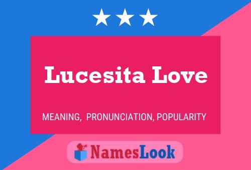 Lucesita Love 名字海报