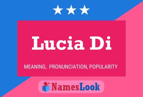 Lucia Di 名字海报