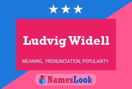 Ludvig Widell 名字海报