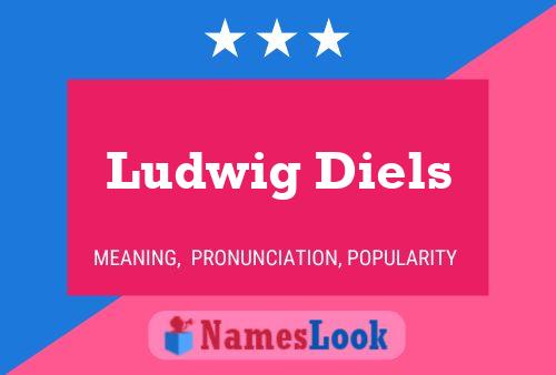 Ludwig Diels 名字海报