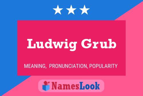 Ludwig Grub 名字海报