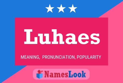 Luhaes 名字海报