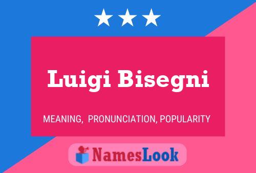 Luigi Bisegni 名字海报