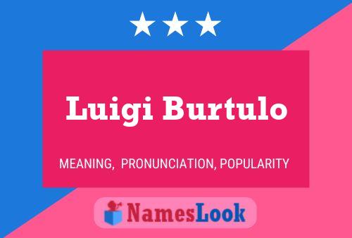 Luigi Burtulo 名字海报