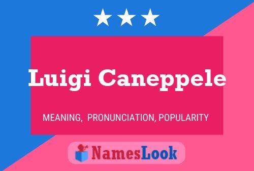 Luigi Caneppele 名字海报