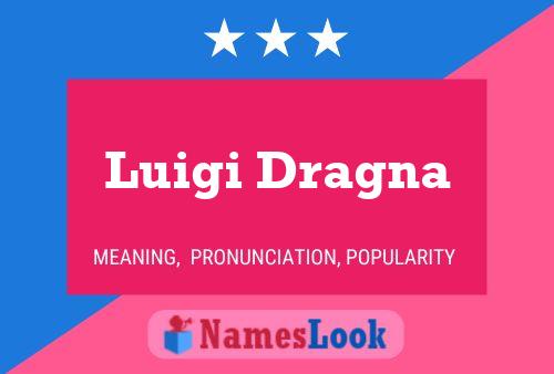 Luigi Dragna 名字海报