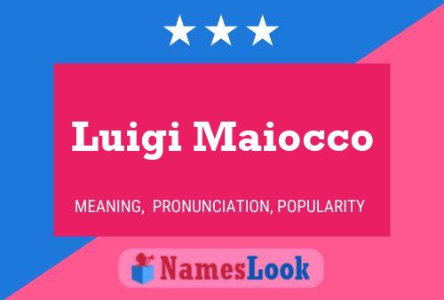 Luigi Maiocco 名字海报