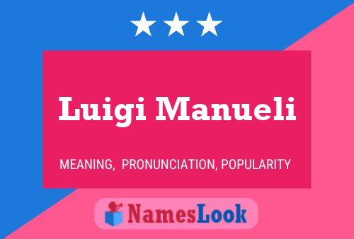 Luigi Manueli 名字海报