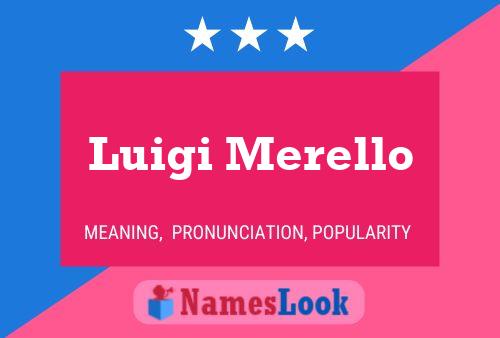 Luigi Merello 名字海报