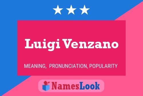 Luigi Venzano 名字海报