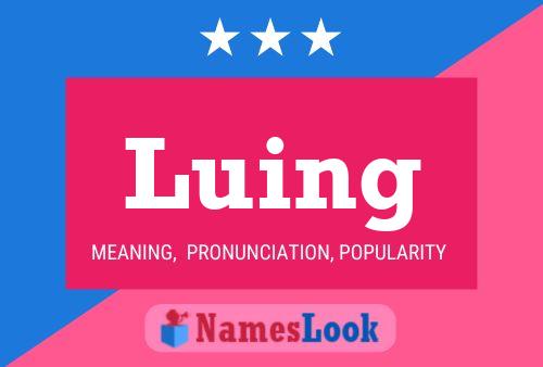 Luing 名字海报