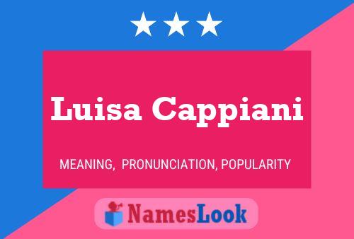 Luisa Cappiani 名字海报