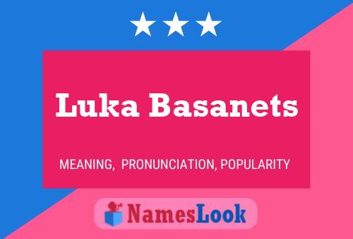 Luka Basanets 名字海报