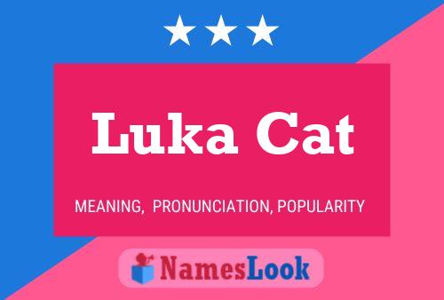 Luka Cat 名字海报