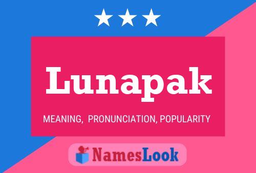 Lunapak 名字海报