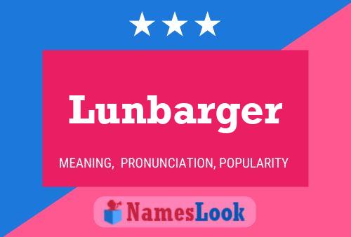 Lunbarger 名字海报