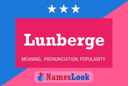 Lunberge 名字海报