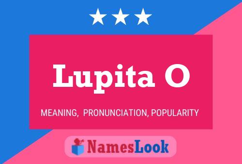 Lupita O 名字海报