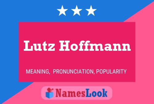 Lutz Hoffmann 名字海报