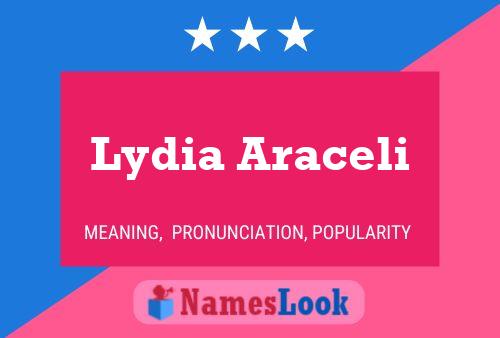 Lydia Araceli 名字海报