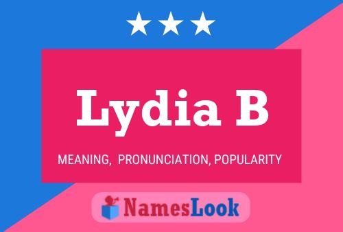 Lydia B 名字海报