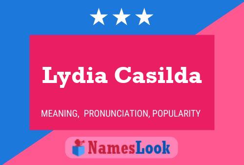 Lydia Casilda 名字海报