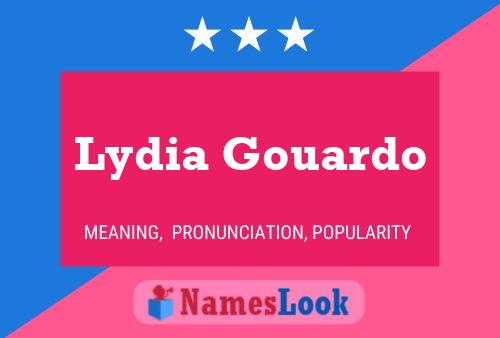 Lydia Gouardo 名字海报