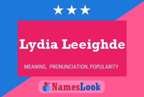 Lydia Leeighde 名字海报