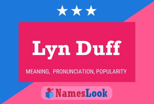 Lyn Duff 名字海报