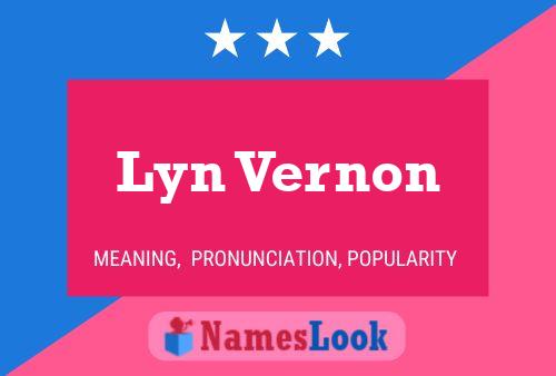 Lyn Vernon 名字海报