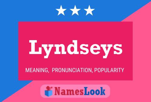 Lyndseys 名字海报