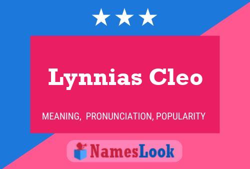 Lynnias Cleo 名字海报