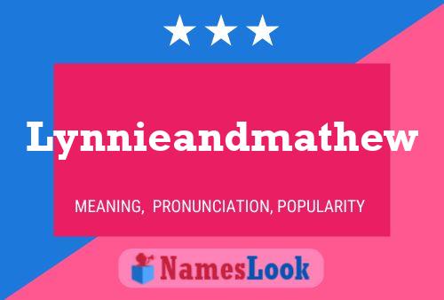 Lynnieandmathew 名字海报