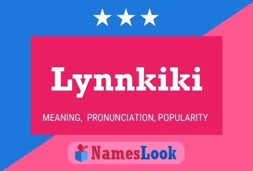 Lynnkiki 名字海报