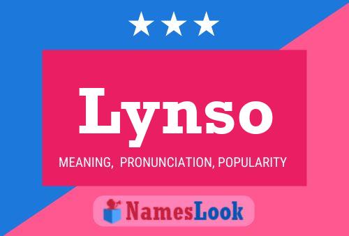 Lynso 名字海报