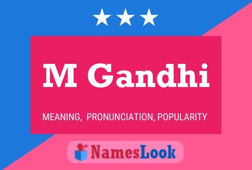 M Gandhi 名字海报