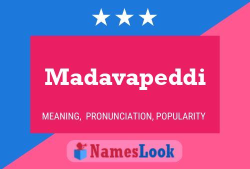 Madavapeddi 名字海报