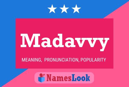 Madavvy 名字海报