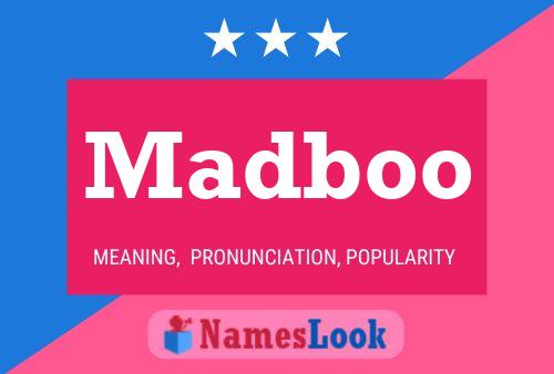 Madboo 名字海报