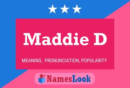 Maddie D 名字海报