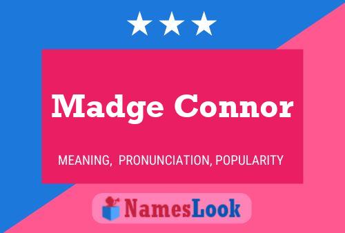 Madge Connor 名字海报