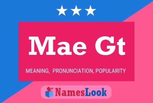 Mae Gt 名字海报